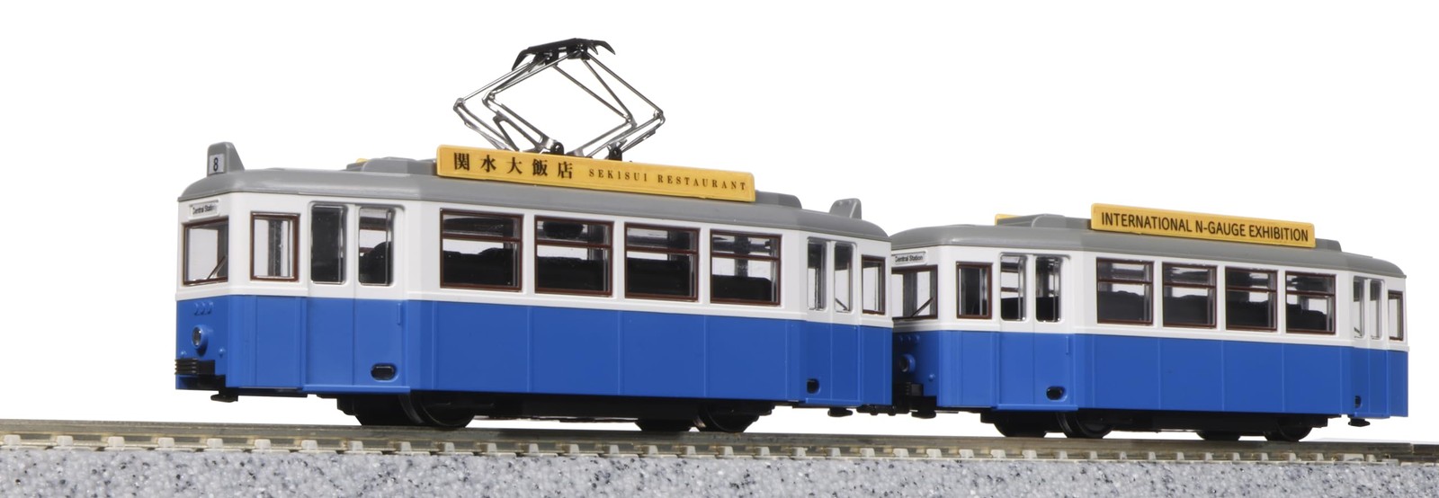 KATO 14-806-1 N Scale My Tram Classic Blue Retro Style Streetcar Motorized