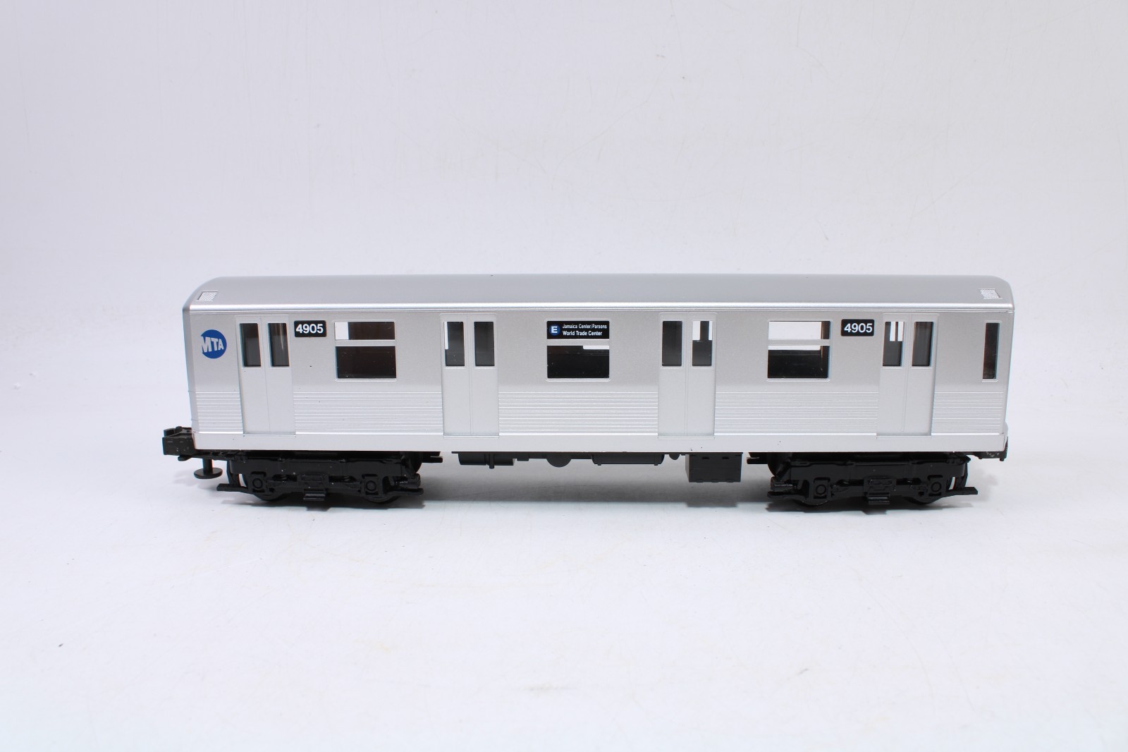 MTH 30-2162-0 O Gauge 4-Car Subway Set MTA Silver w/Horn