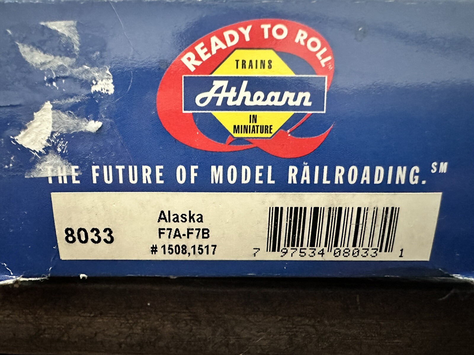 Athearn HO 8033 F7A/F7B Set ARR Alaska A-Powered B-Dummy DC #1508,1517