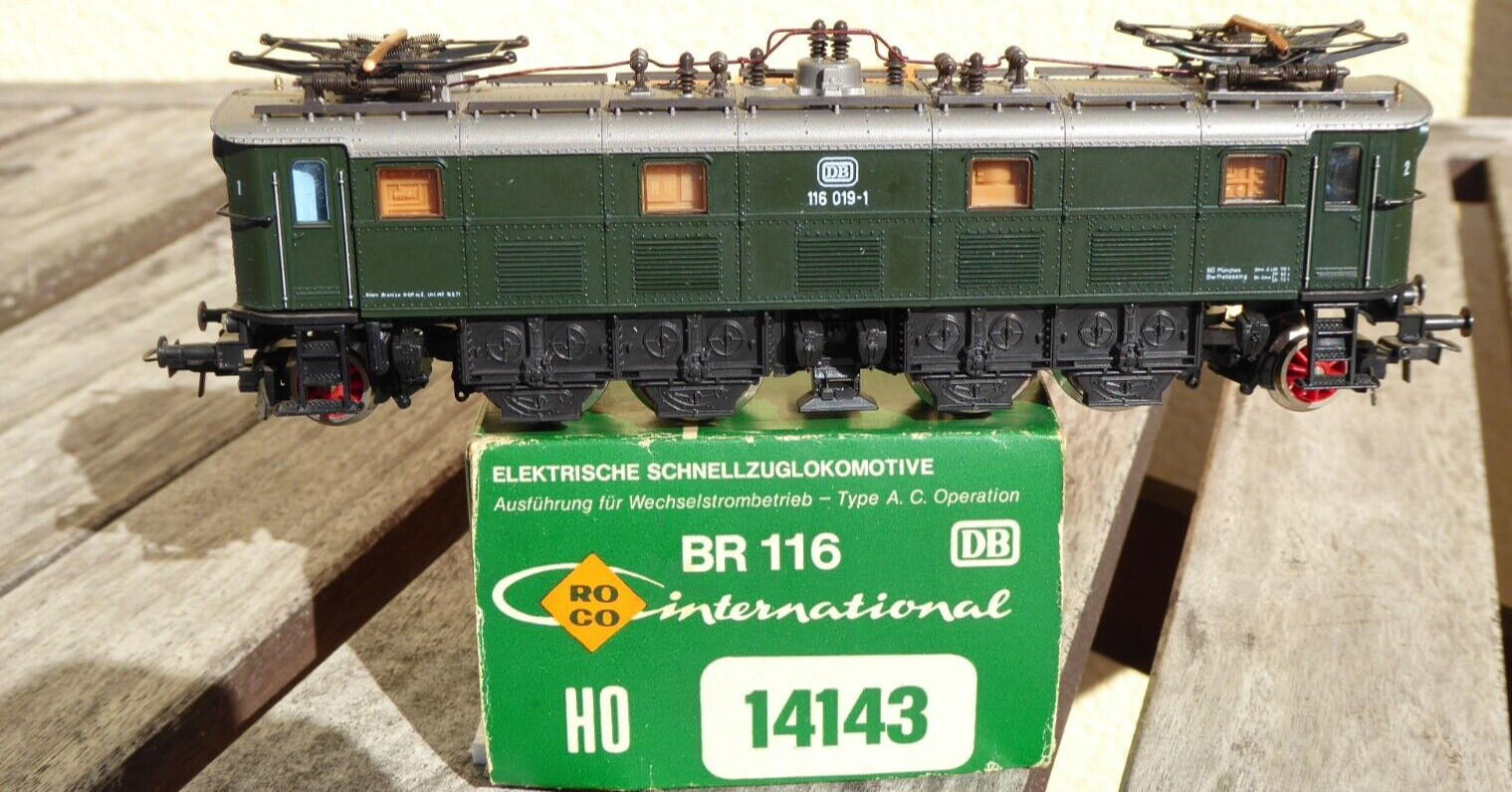 Roco 14143 H0 3-Leiter Direct Current Dc Locomotive Br 116 019-1 DB Epoch 4