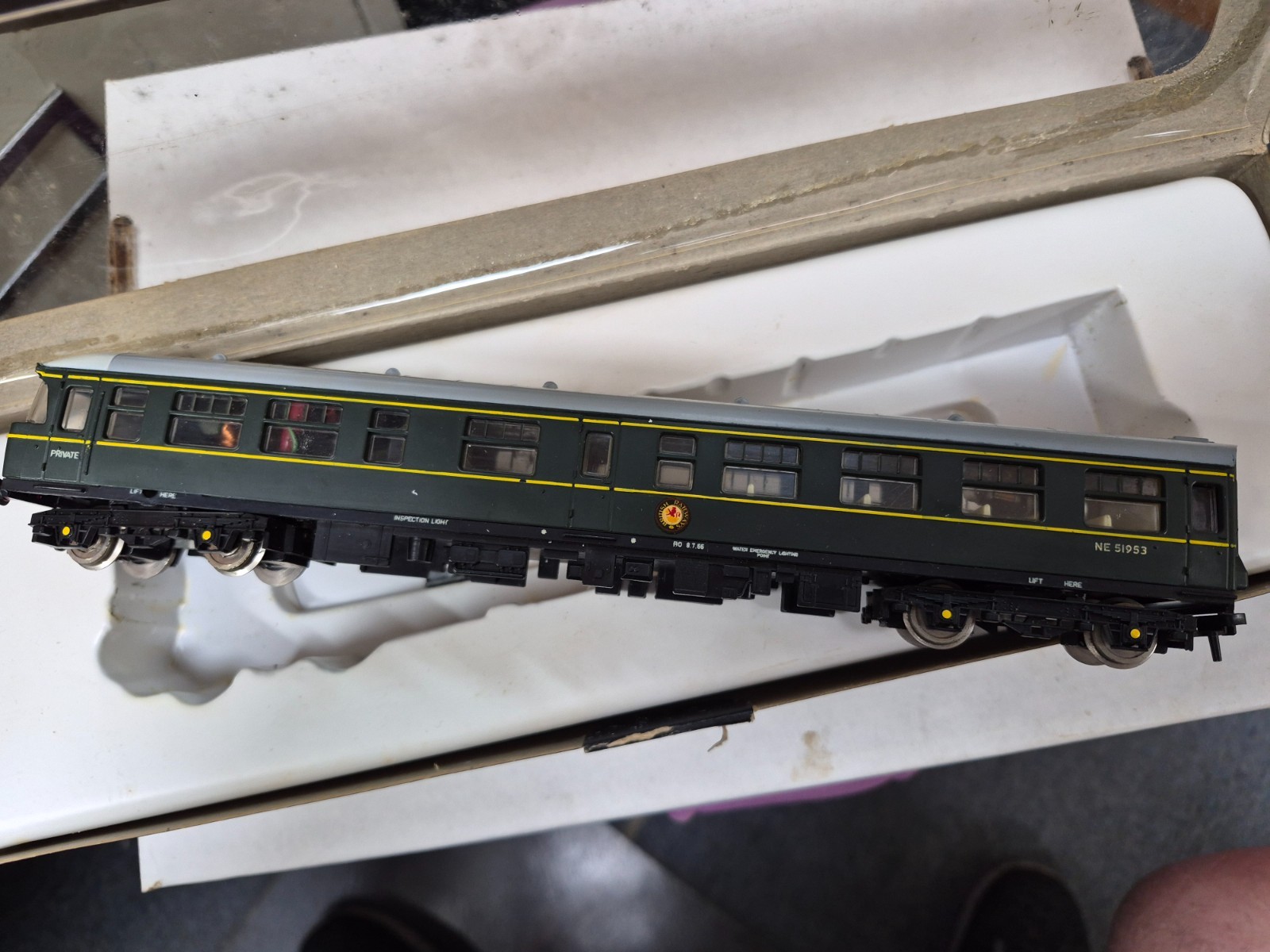 TRIXTRAINS 1178 BRITSH RAIL GREEN CLASS INTERCITY DIESEL BOXED OO SCALE 1:76