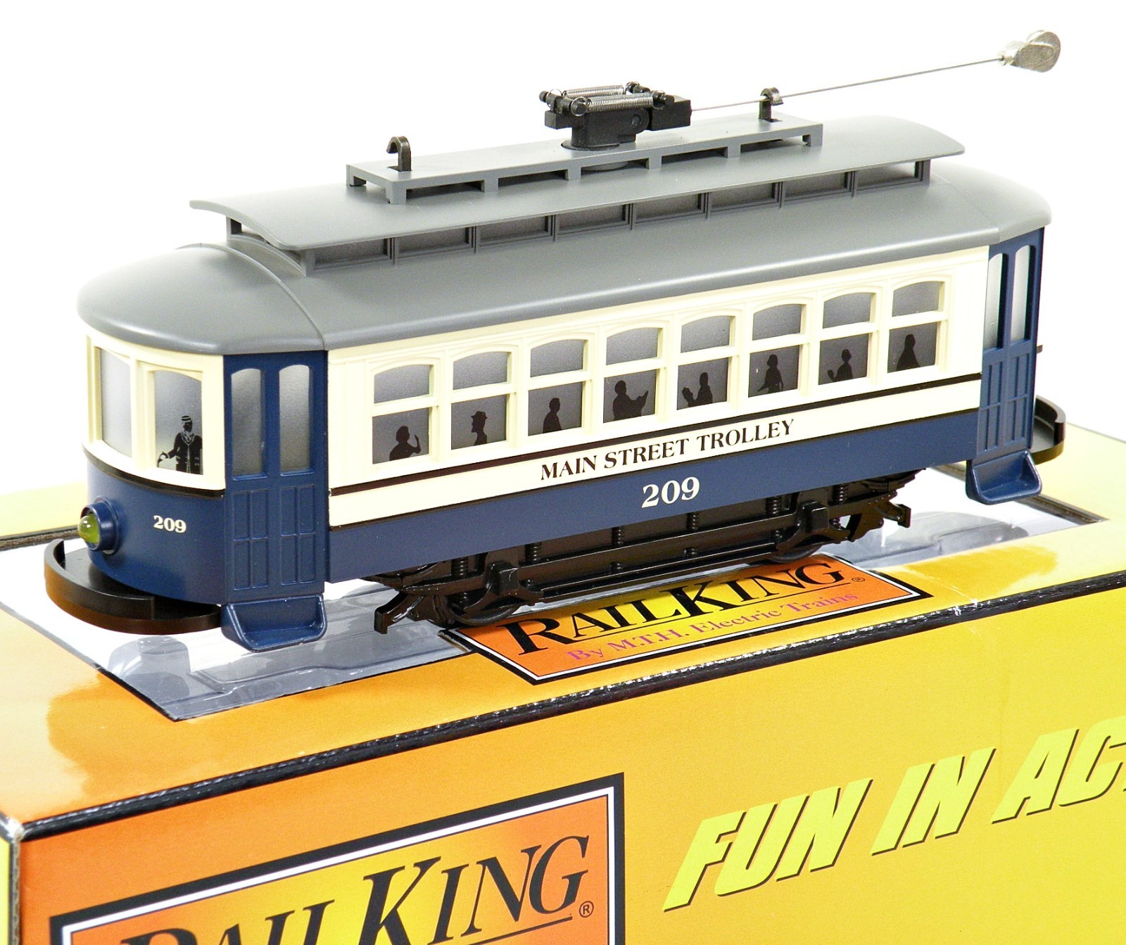 MTH 30-2562 Main Street Bump-n-Go Trolley NIB
