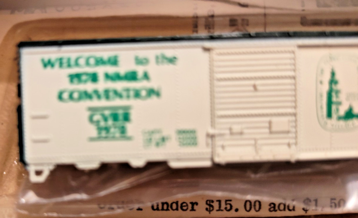 N Scale Con Cor 1978 NMRA Convention box car GVRA 1978