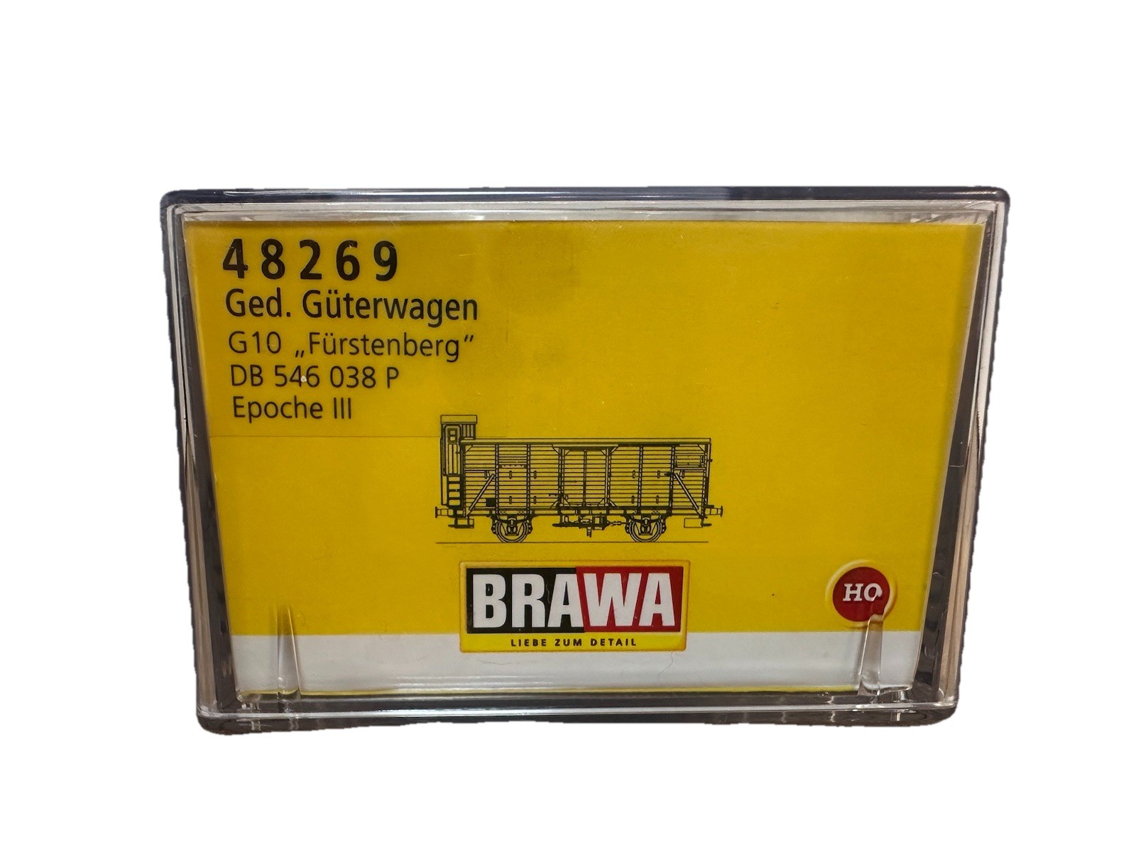 Brawa H0 48269, Covered Freight Car G10 Fürstenberg, In Original Packaging