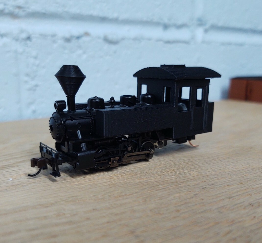 HOn30 STEAM LOCO kit #4 for the N scale Bachmann 0-6-0/2-6-2. RESIN 3D Print.