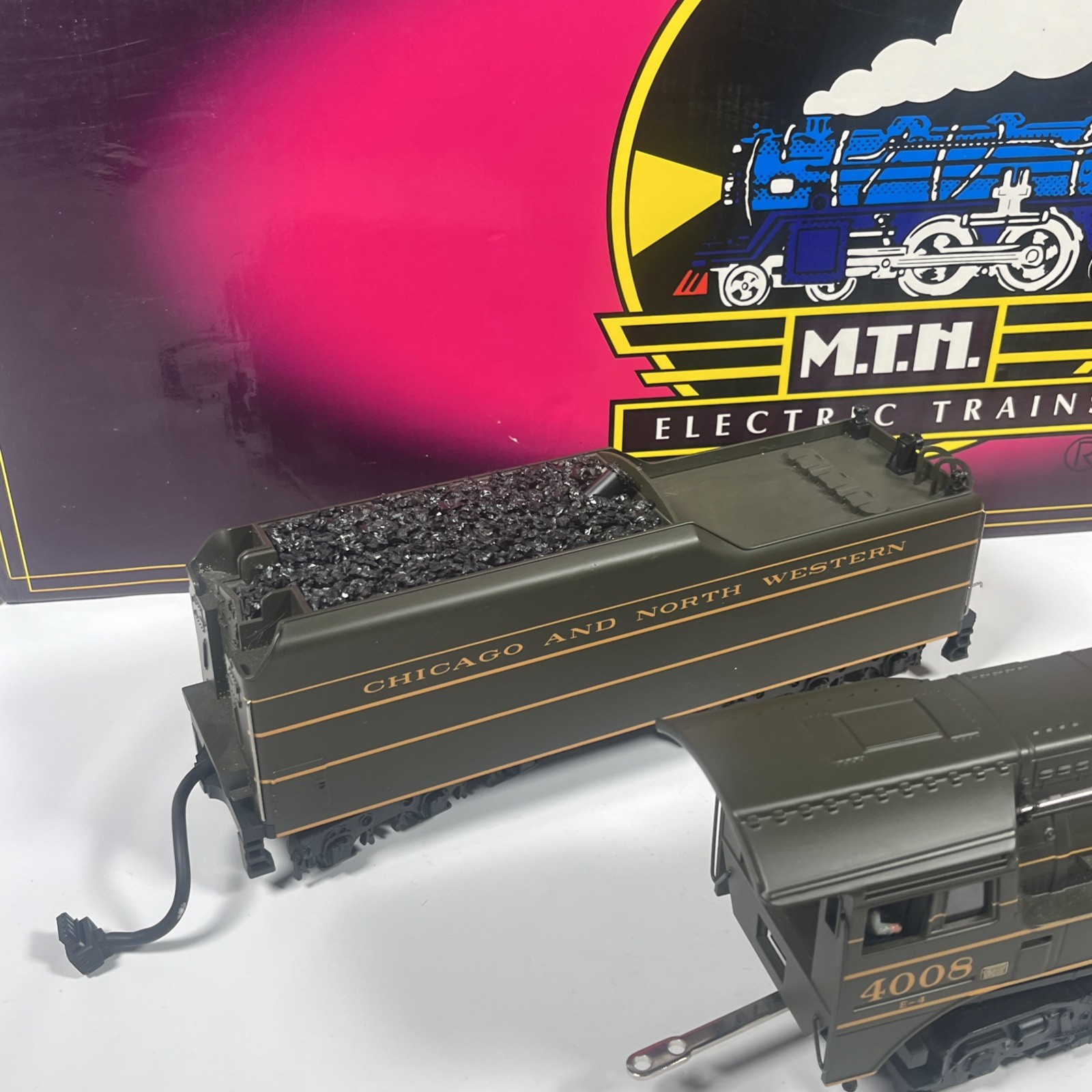 MTH Premier Chicago Northwestern 4-6-4 E4 Hudson Steam Locomotive PS1 20-3034-1