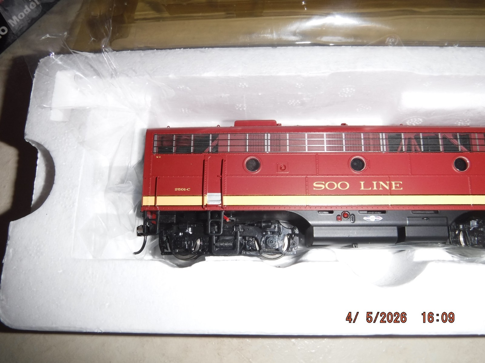 INTERMOUNTAIN HO EMD F7B SOO LINE TENDER LOCOMOTIVE #2501C w/SOUND/DCC NOS NEW!