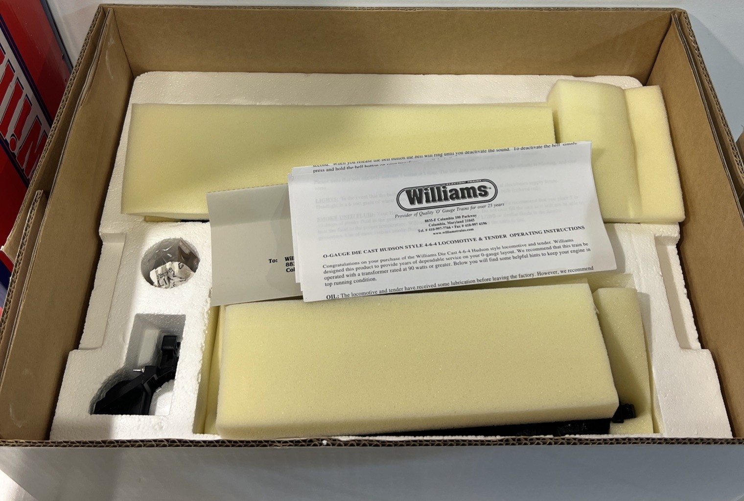 Williams HUD100 New York Central Hudson O 4-6-4 Steam Locomotive #5205