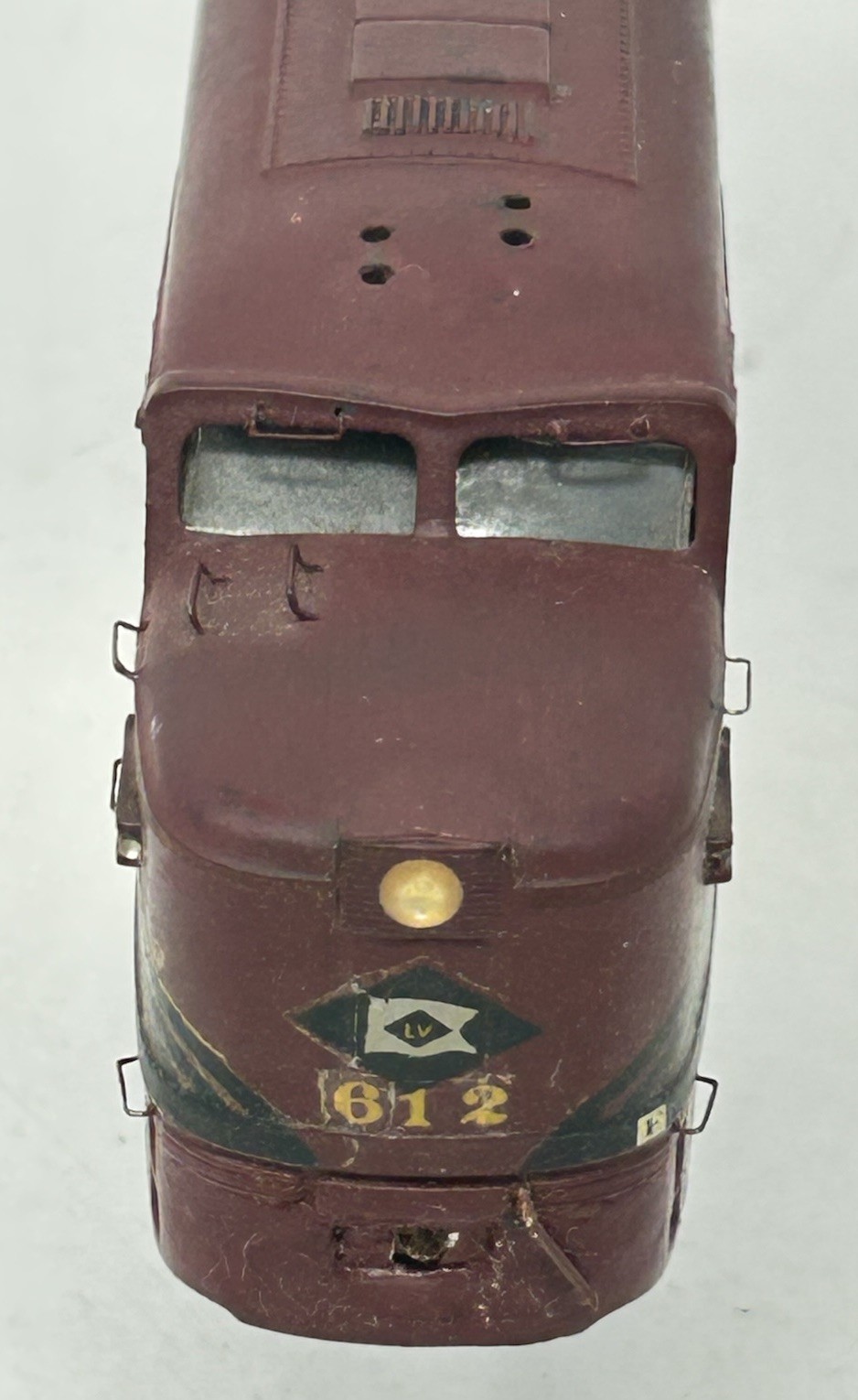 Athearn PA-1 Diesel Locomotive, Lehigh Valley Red #612 Super Detailed, HO Scale