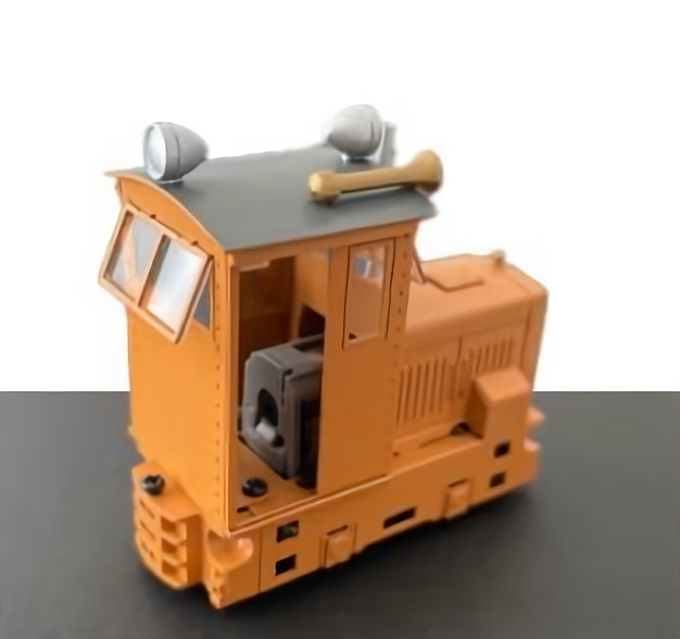 0n18 Industrial Diesel Locomotive & Flatcar RTR Brass On18 9 mm Narrow Gauge PH