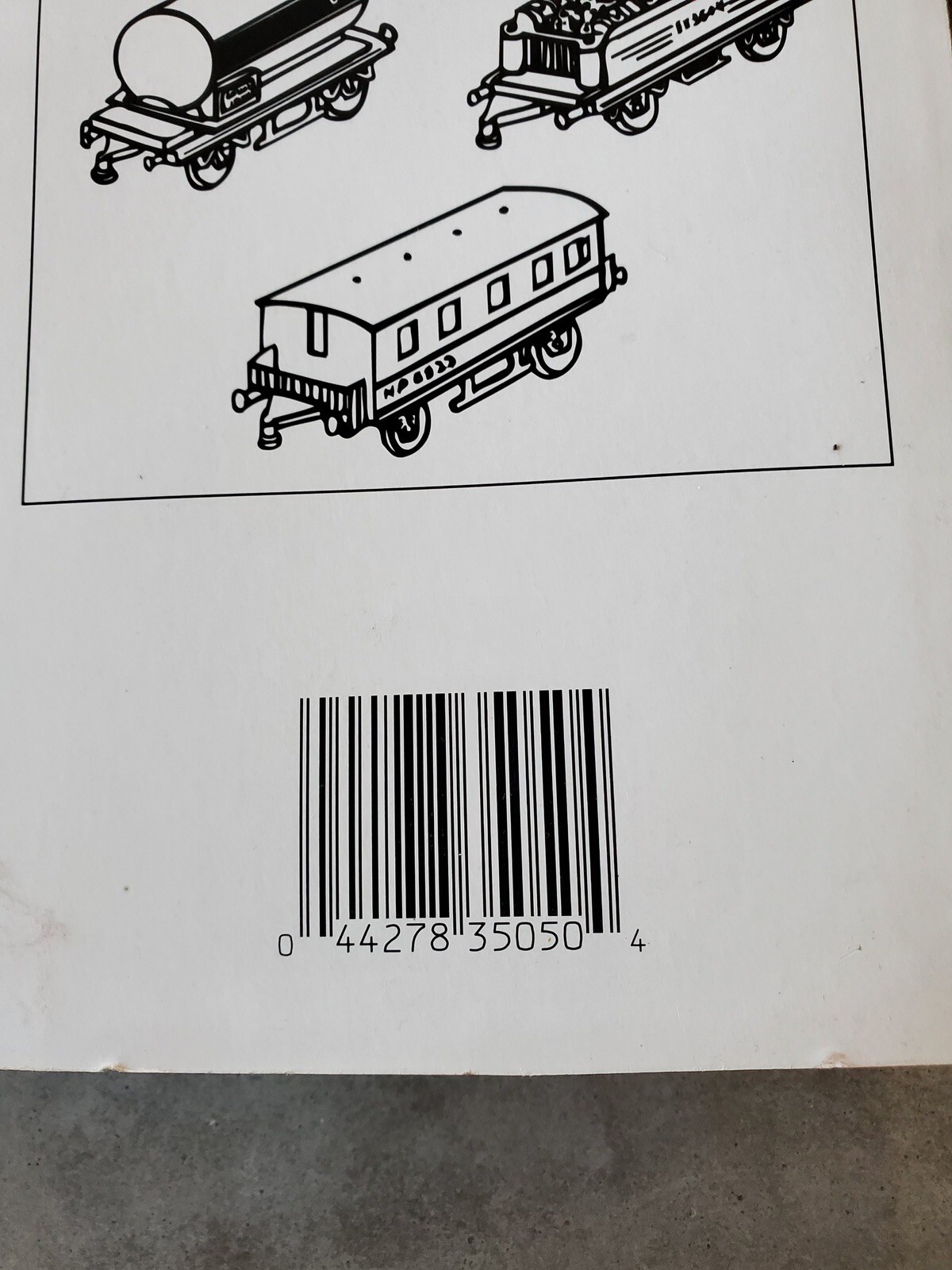Die Cast Train Set Motorized Pull & Go Plastic Parts Soma International 35050N