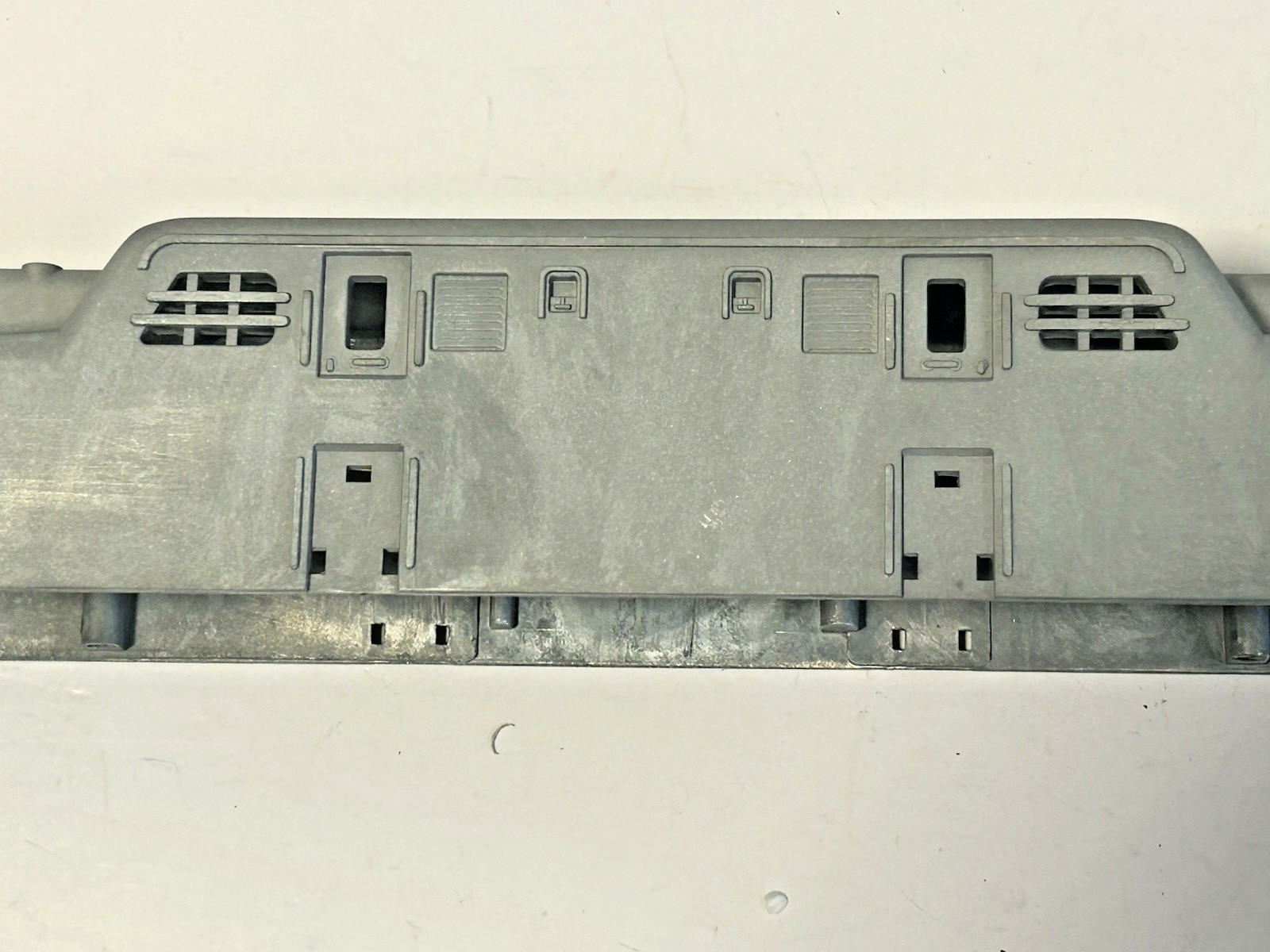 MTH Diecast Electric Locomotive GG-1 Only Shell, Frame, Tracks. Not painted.