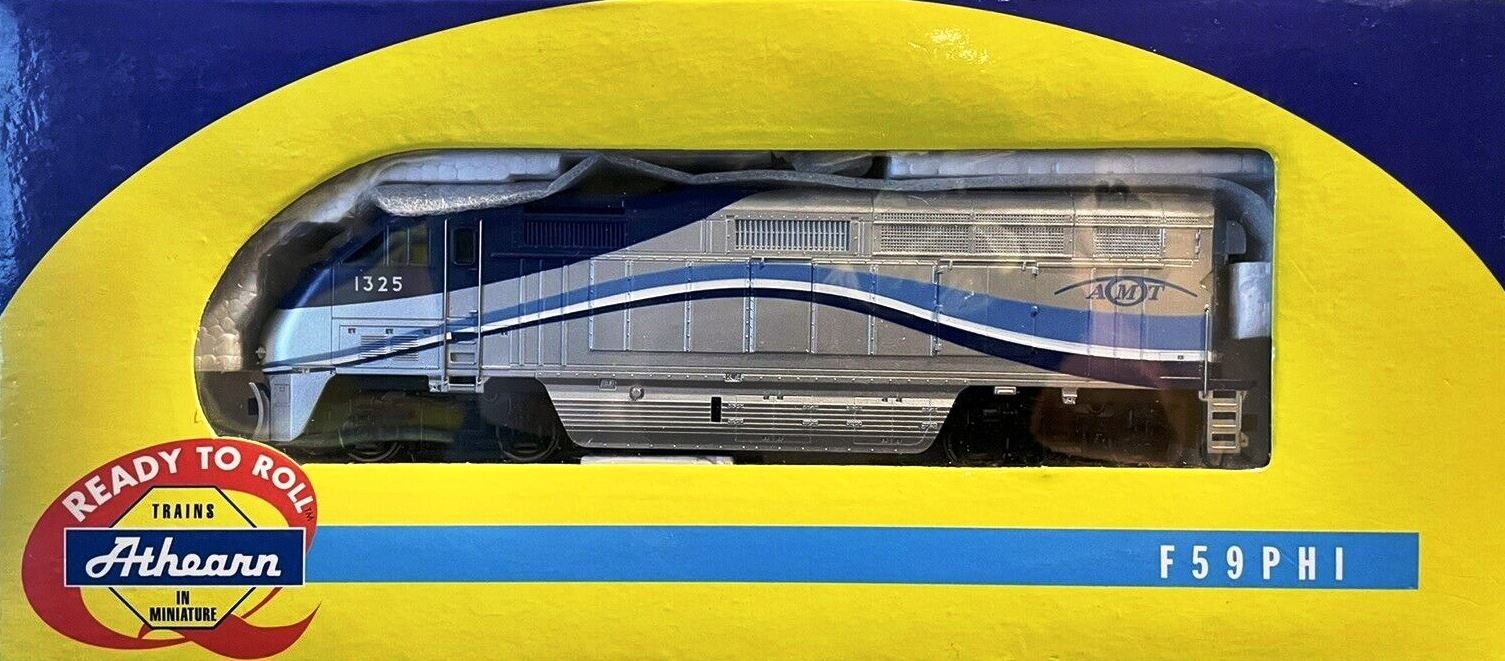 Athearn HO Scale 2618 AMT (Metropolitan Transportation Agency Montreal) F-59PHI.