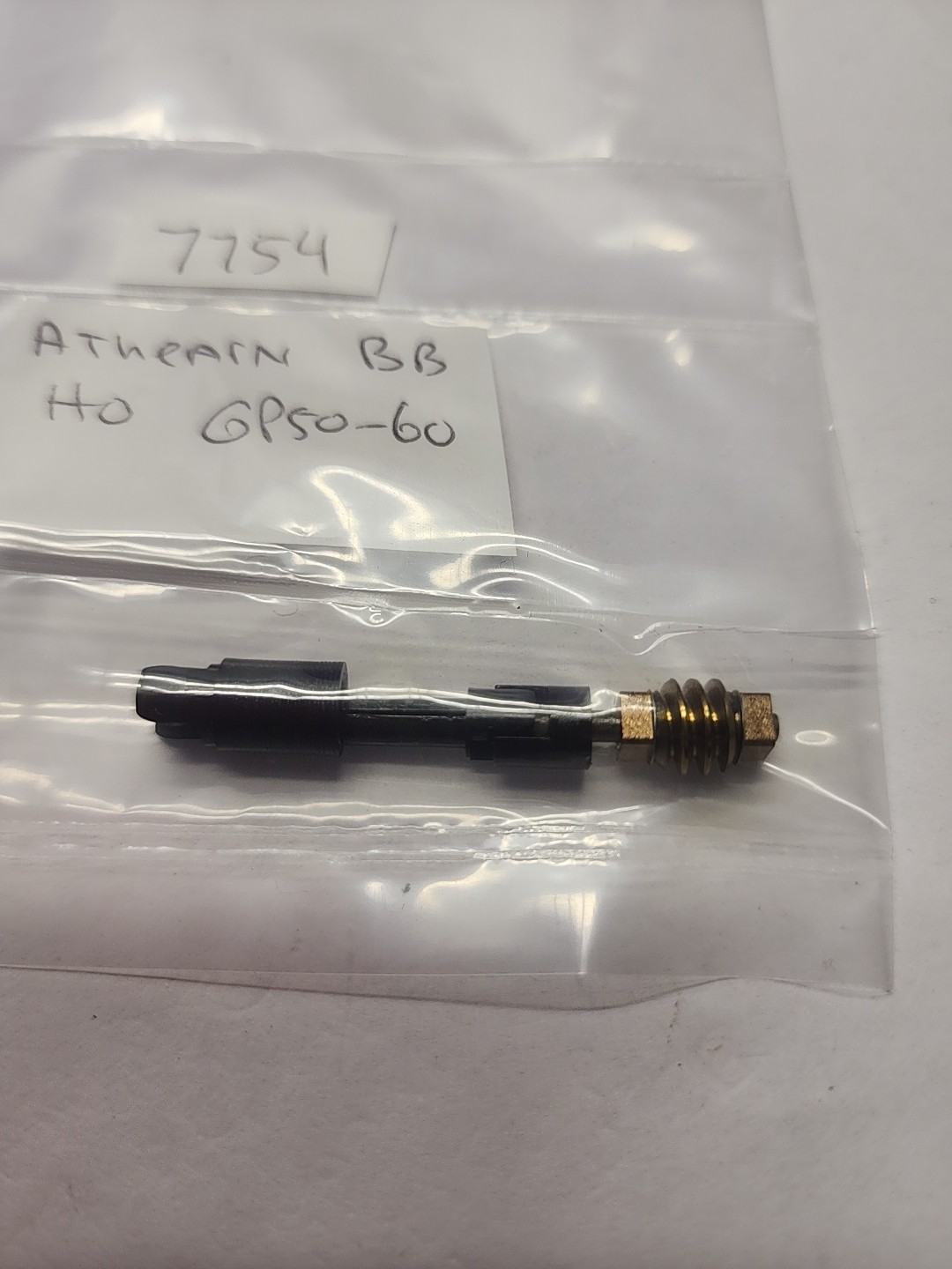 SD9 GP50-60 ATHEARN HO SCALE WORM GEAR ASSEMBLY COUPLING SPLINE GOOD CONDITION