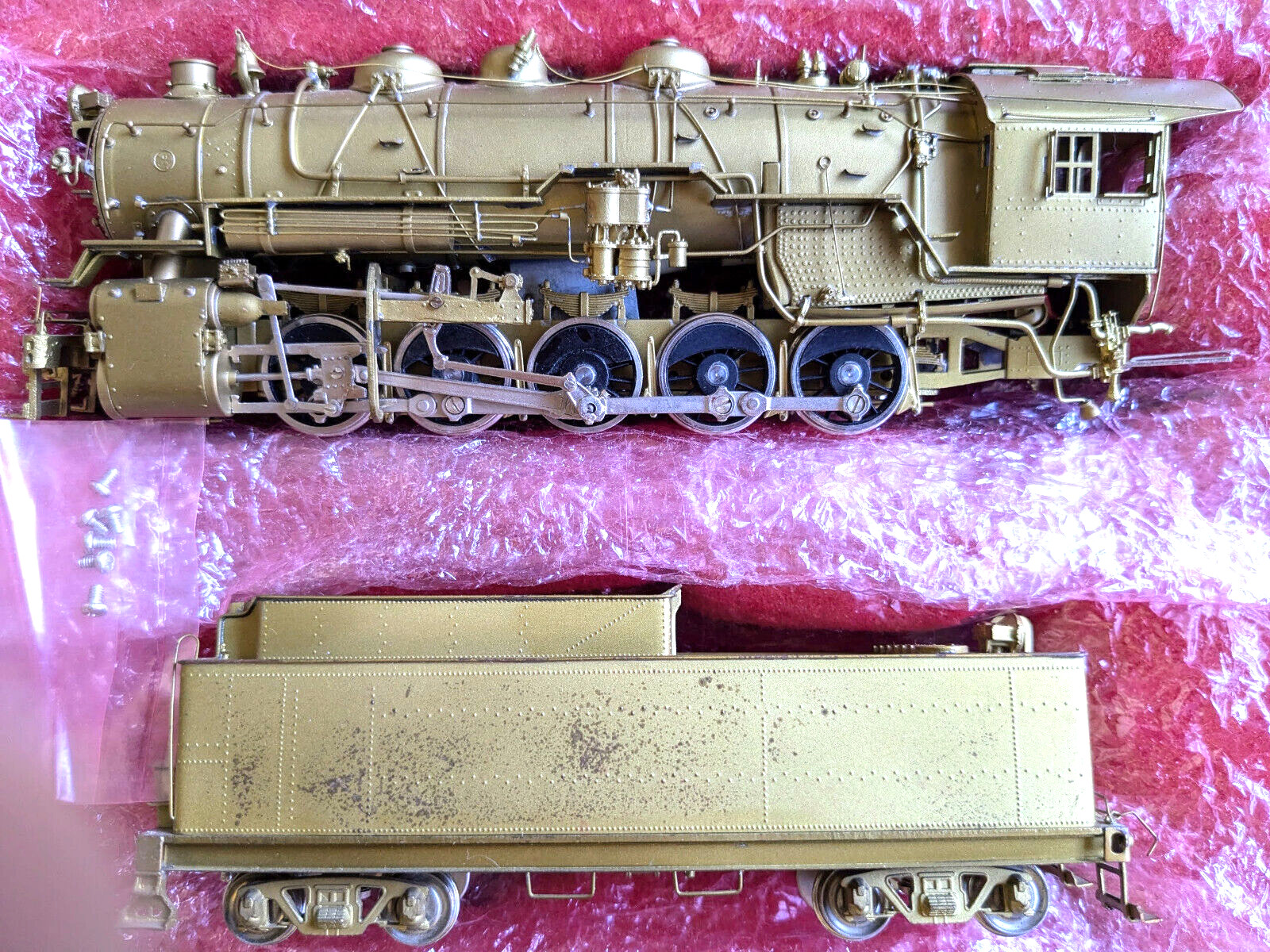 WESTSIDE SAMHONGSA BRASS “B&O U-1 0-10-0” HO **BACKHEAD **CAN MOTOR **RUNS G@@D!