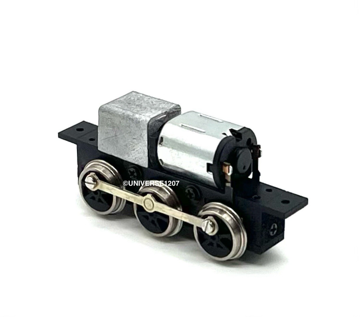 N/HOn30/HOe/009 Gauge 0-6-0 Rod-Driven Locomotive Power Drive Chassis 23mm/8mm