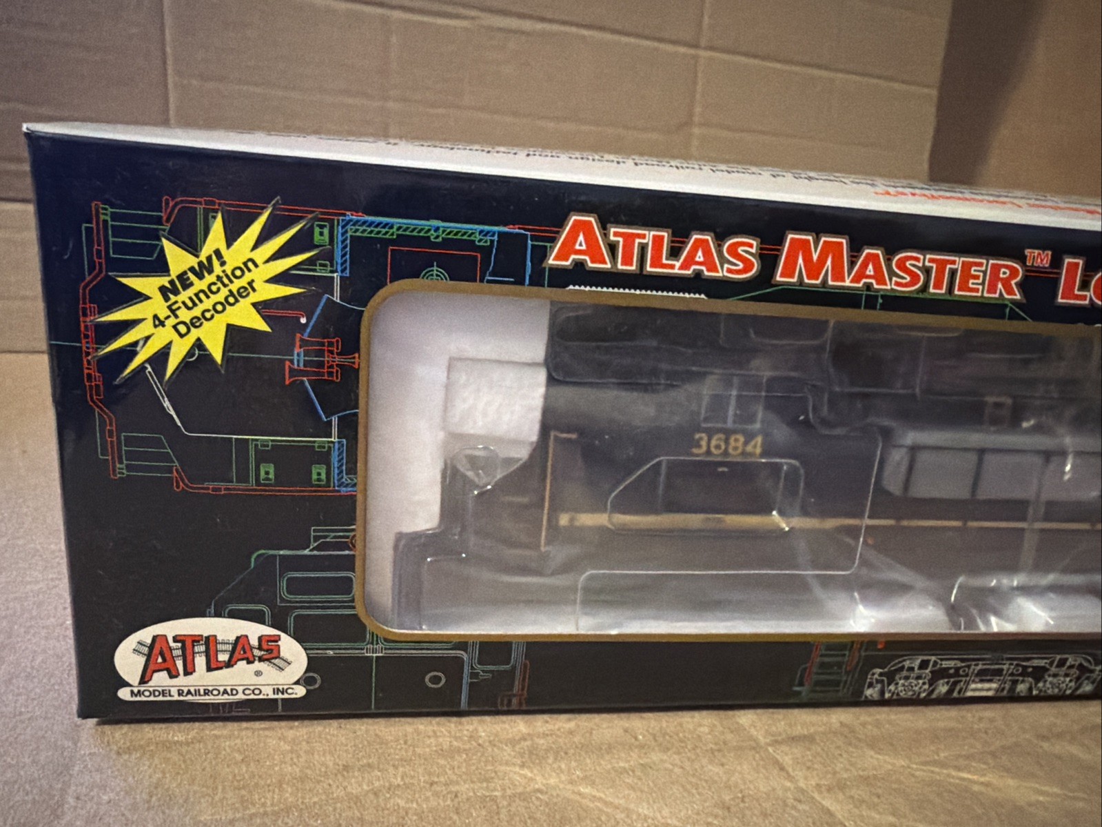 Atlas Master HO Baltimore & Ohio GP-40 Low Nose Locomotive #9738 #3684 DCC