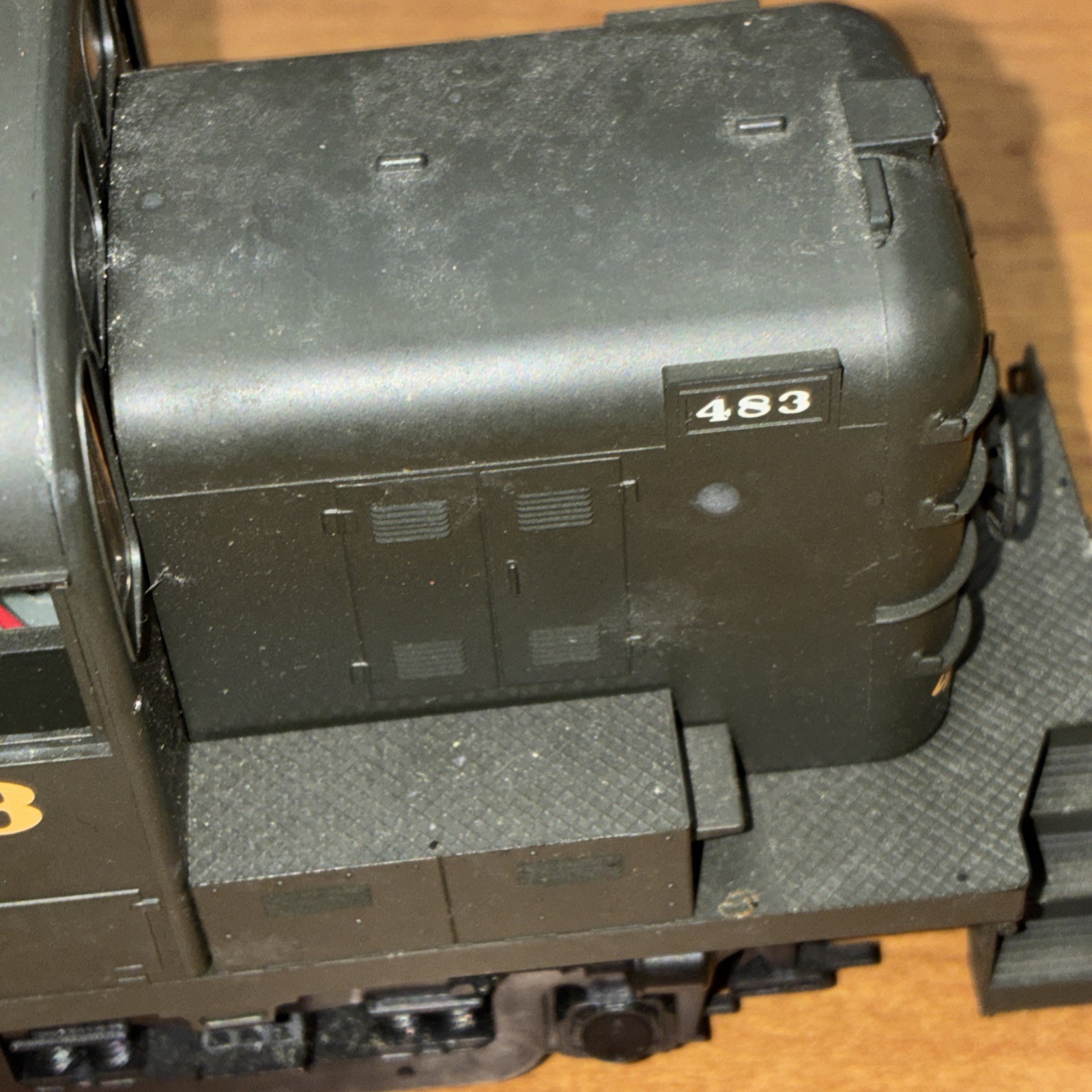 Alco RS-1, 1600 HP Train locomotive 483. Plastic Body Not Marked Alco