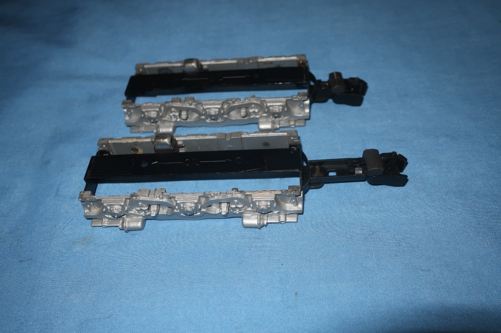 American Flyer Diesel Alco Front & Rear Side Frames w/Knuckle Couplers