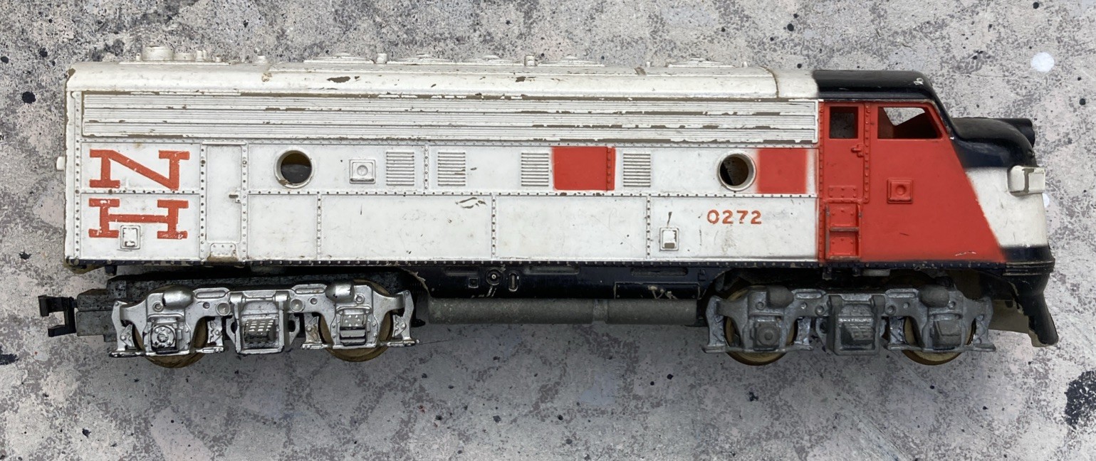 Vintage Penn Line HO F7A Diesel Locomotive New Haven #0272