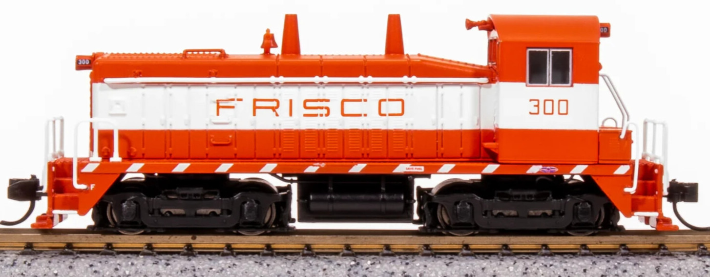 BROADWAY LIMITED 7520 N EMD SW7 SLSF 300, RED & WHITE, PARAGON4 SOUND/DC/DCC
