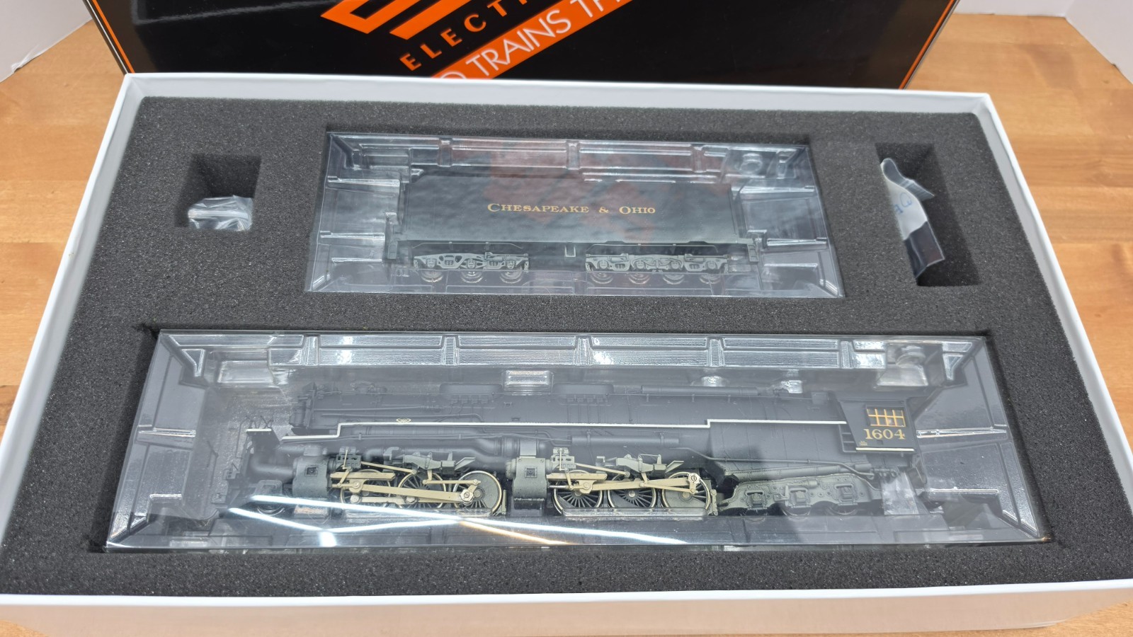 MTH 2-6-6-6 ALLEGHENY Steam Locomotive & Tender #1604 with Protosound