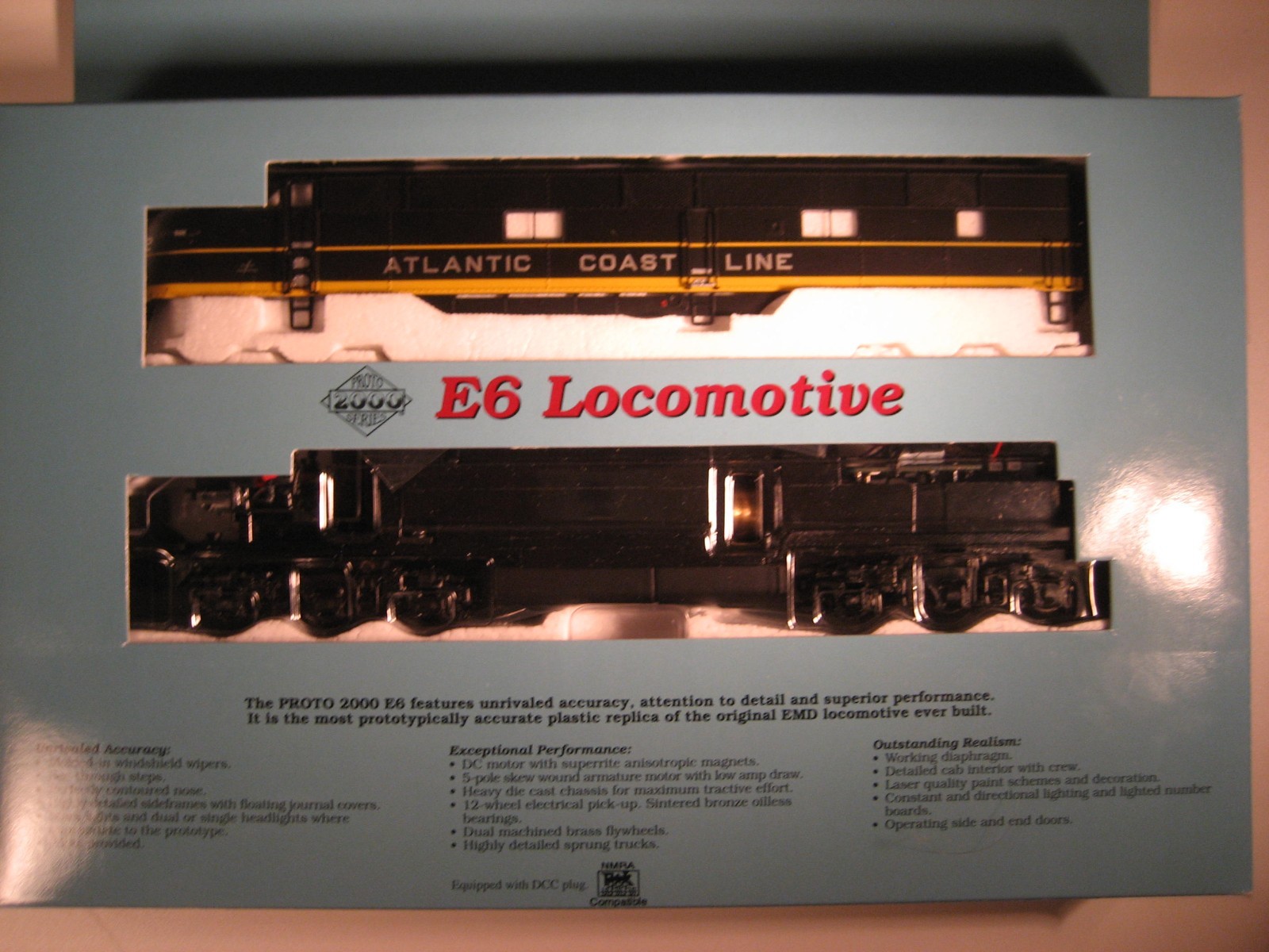 Proto 2000 HO Atlantic Coast Line ACL #502 E6A Diesel Engine 23179 DC