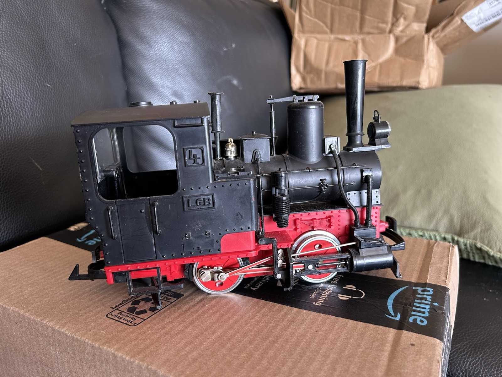 LGB 2040 VINTAGE STAINZ STEAM LOCOMOTIVE G-SCALE 1:22.5, C6/VG, 1968? Still Runs
