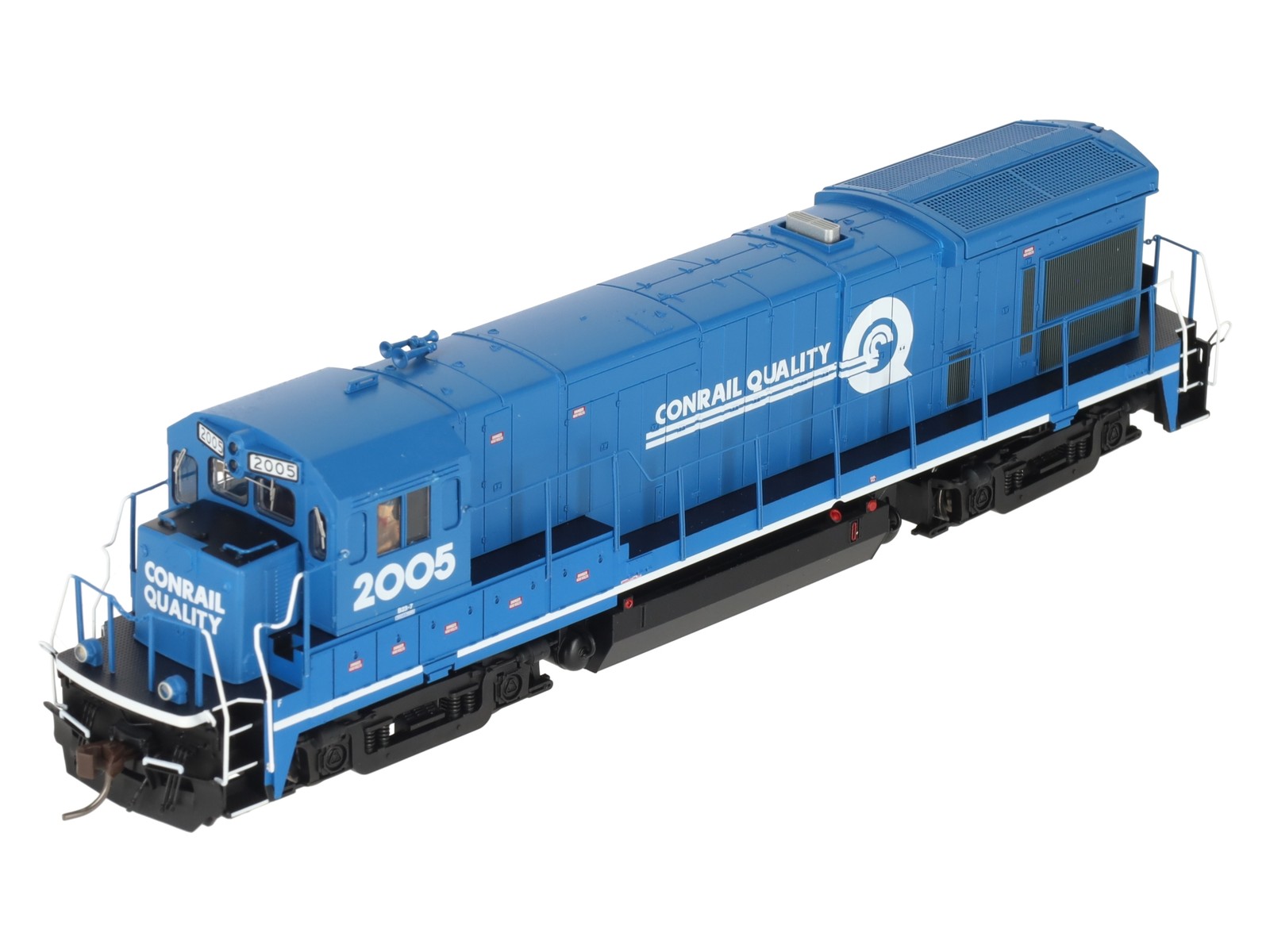 Atlas 10004698 HO Conrail Quality Silver B23-7 Low Nose Diesel Locomotive #2005