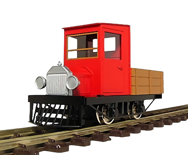 On30/Oe/On2-1/2 Aru Freelance Narrow Gauge Rail Truck Brass Model RTR 0e Railcar