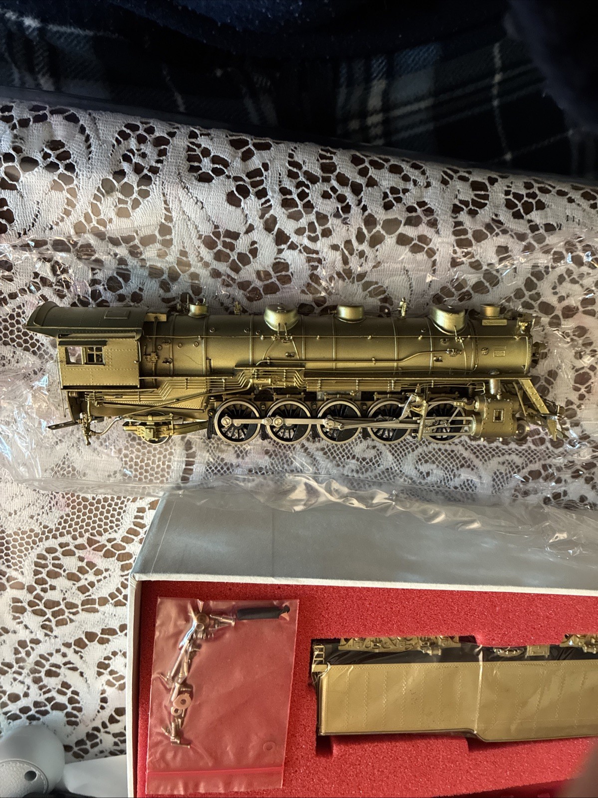Sunset Models Brass C & O (Chesapeake And Ohio) 2-10-2 Model Train