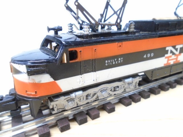 CLEAN 50s American Flyer S GA 499 GE ELECTRIC LOCO 2-Pantos Runs/Lights