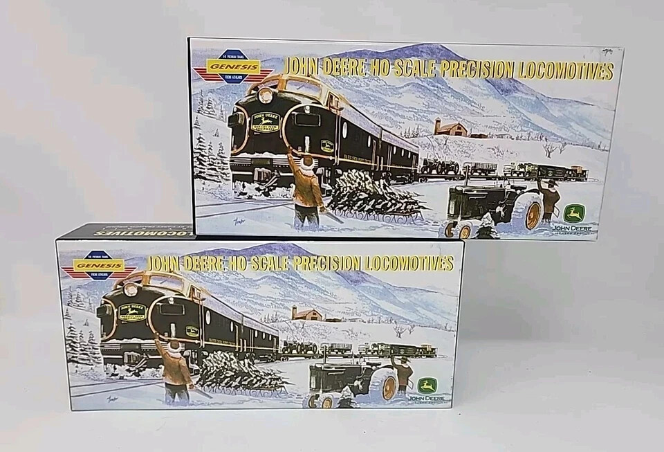 JOHN DEERE 2002 2nd PRECISION Series LOCOS- F7A & F7B UNITS GENESIS HO Scale NEW