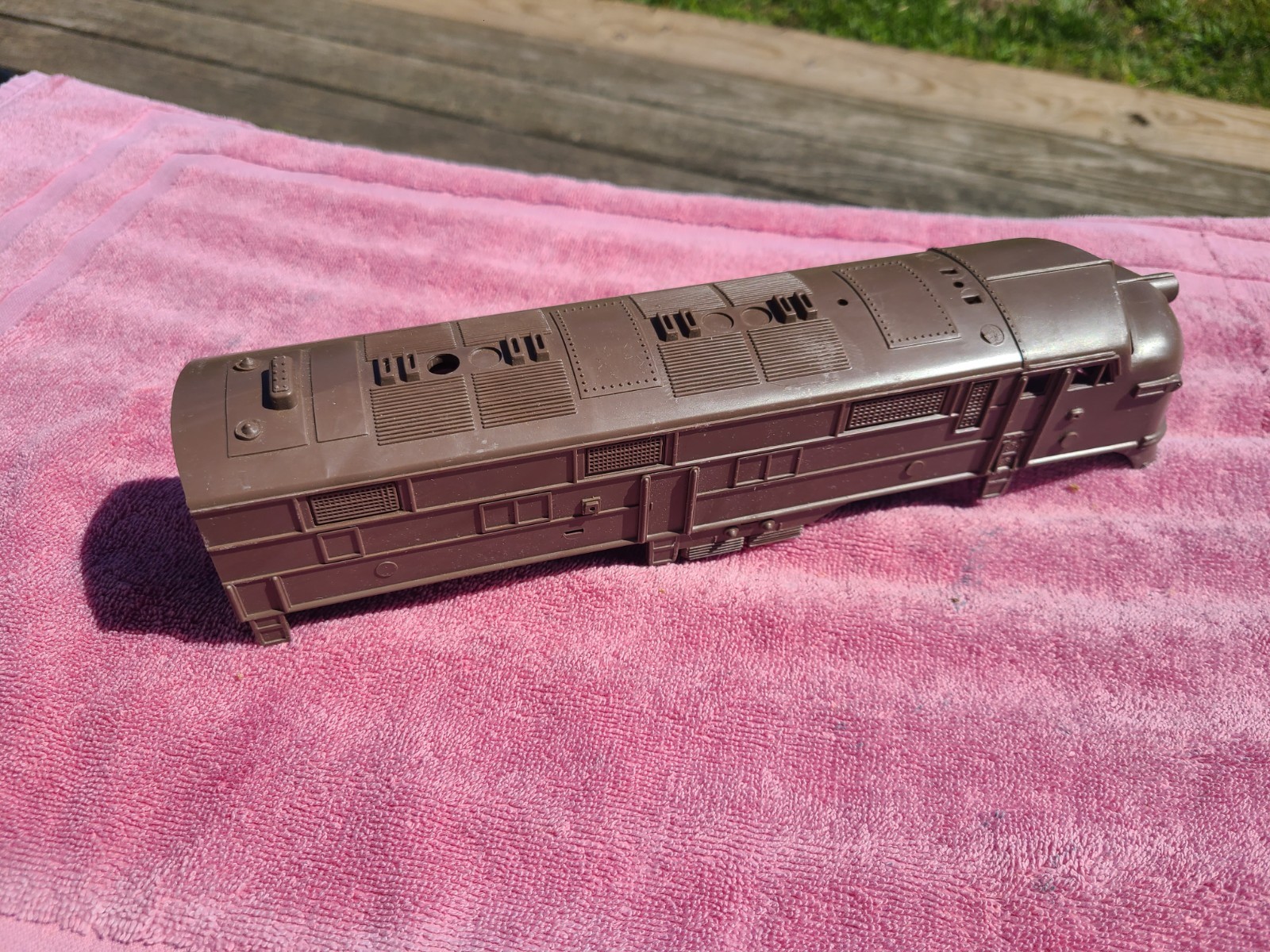 MARX E7 A UNIT DEISEL SHELL BROWN NOS