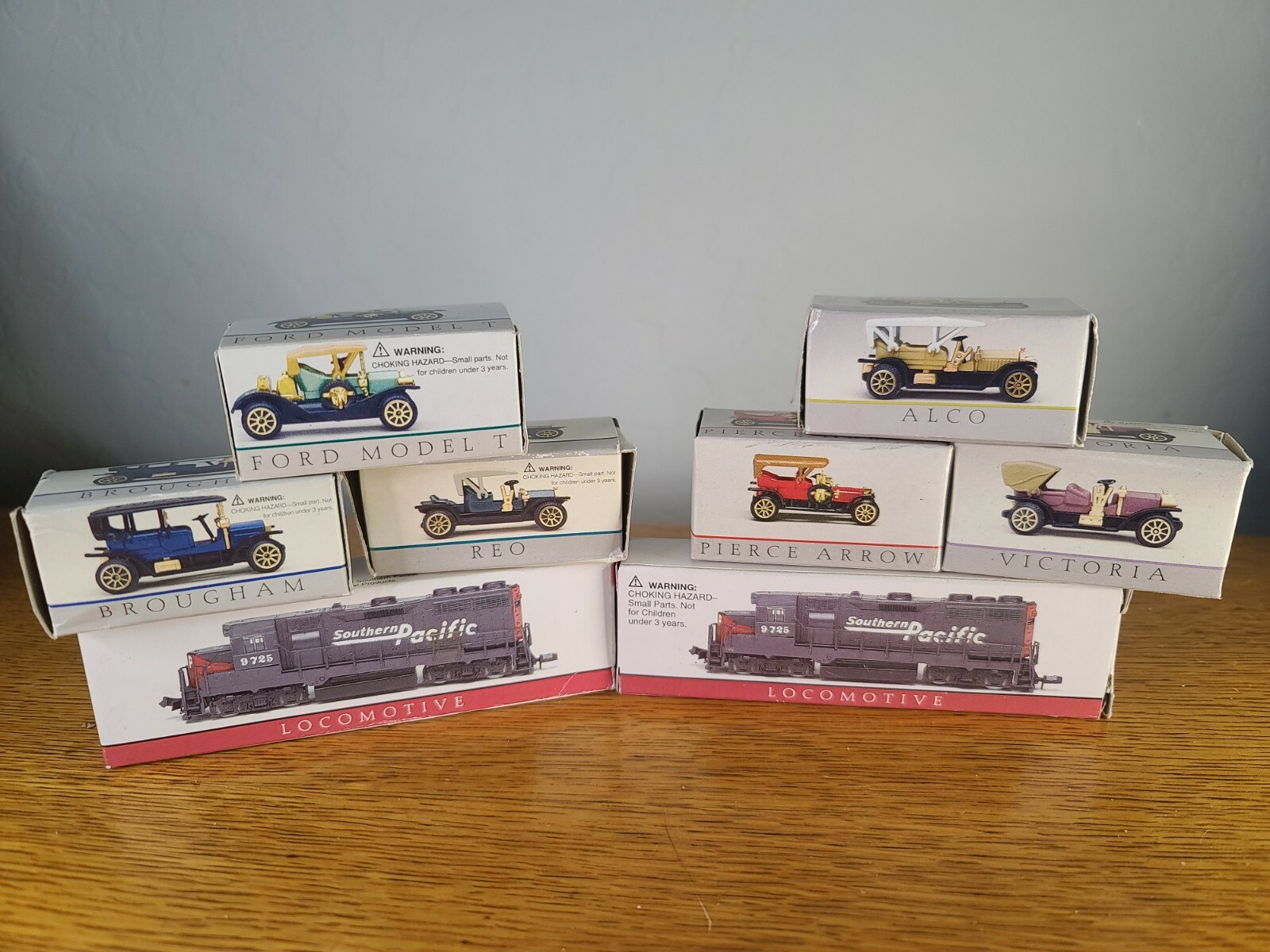 High Speed Metal Products Southern Pacific Train Car and Car Lot