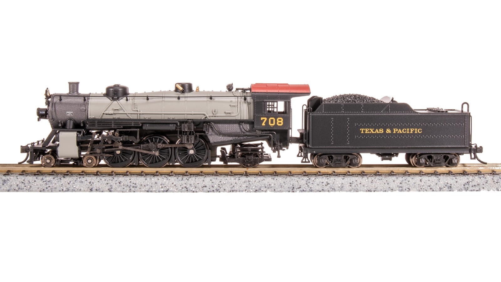 8011 Light Pacific 4-6-2, T&P 713, Gray Boiler, Paragon4 Sound/DC/DCC, N (NP)