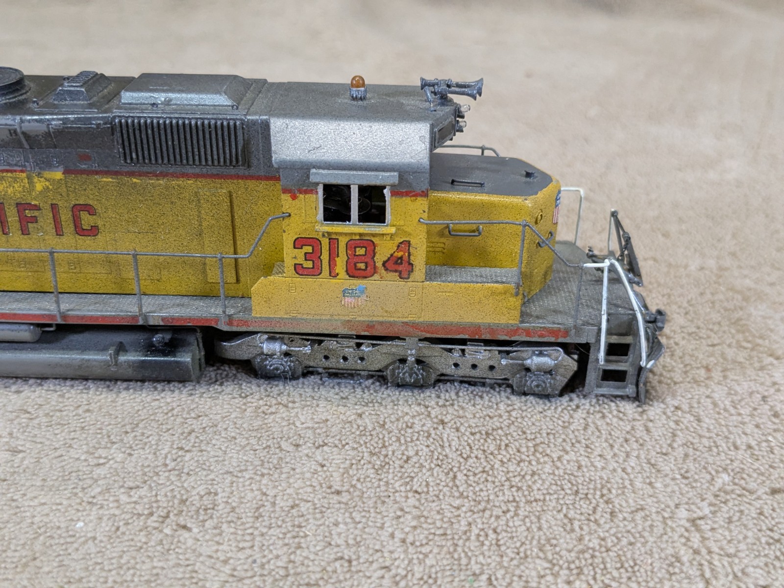 ALCO D-167 EMD SD40-2 Union Pacific KMT 3184 Weathered