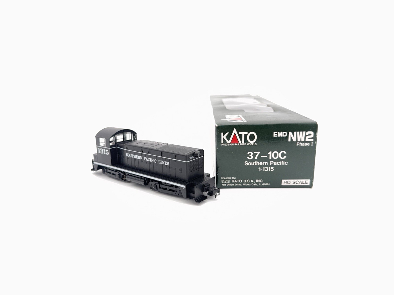 KATO – HO – SP – EMD NW2 Switcher Phase 1 #1315 – Train 37-10C