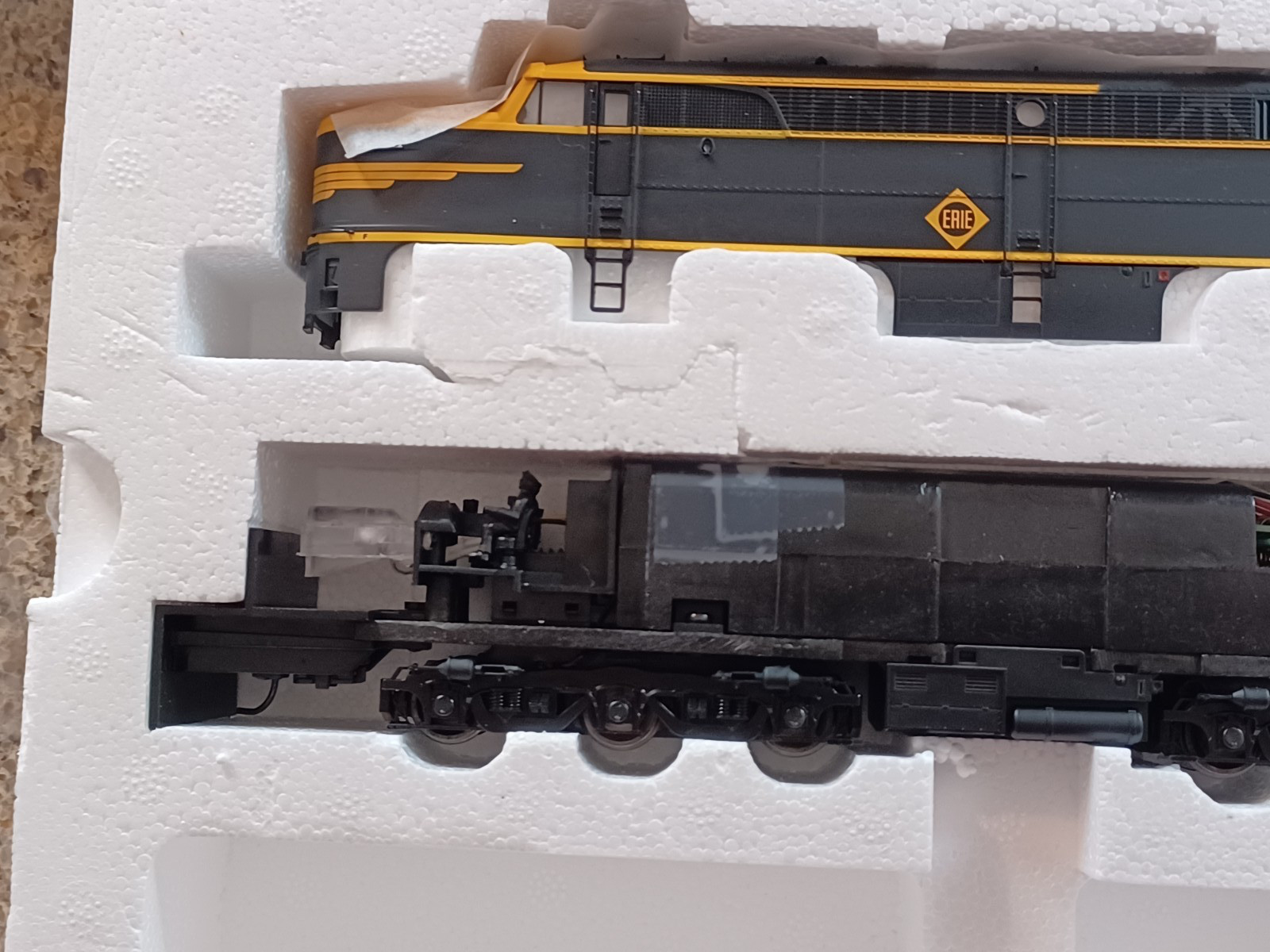 PROTO 2000-HO-PA LOCOMOTIVE-ERIE-CAR #853-DIGITRAX DECODER-ITEM#21660-NO SOUND