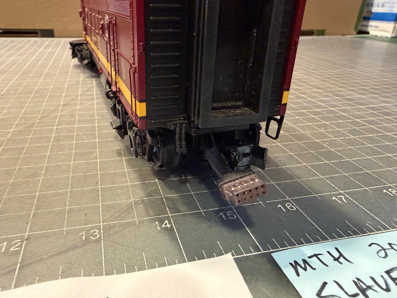 MTH O Train SOO F3 DIESEL 202A SLAVE POWER LOCOMOTIVE from ABA 20-20404-1 Set A
