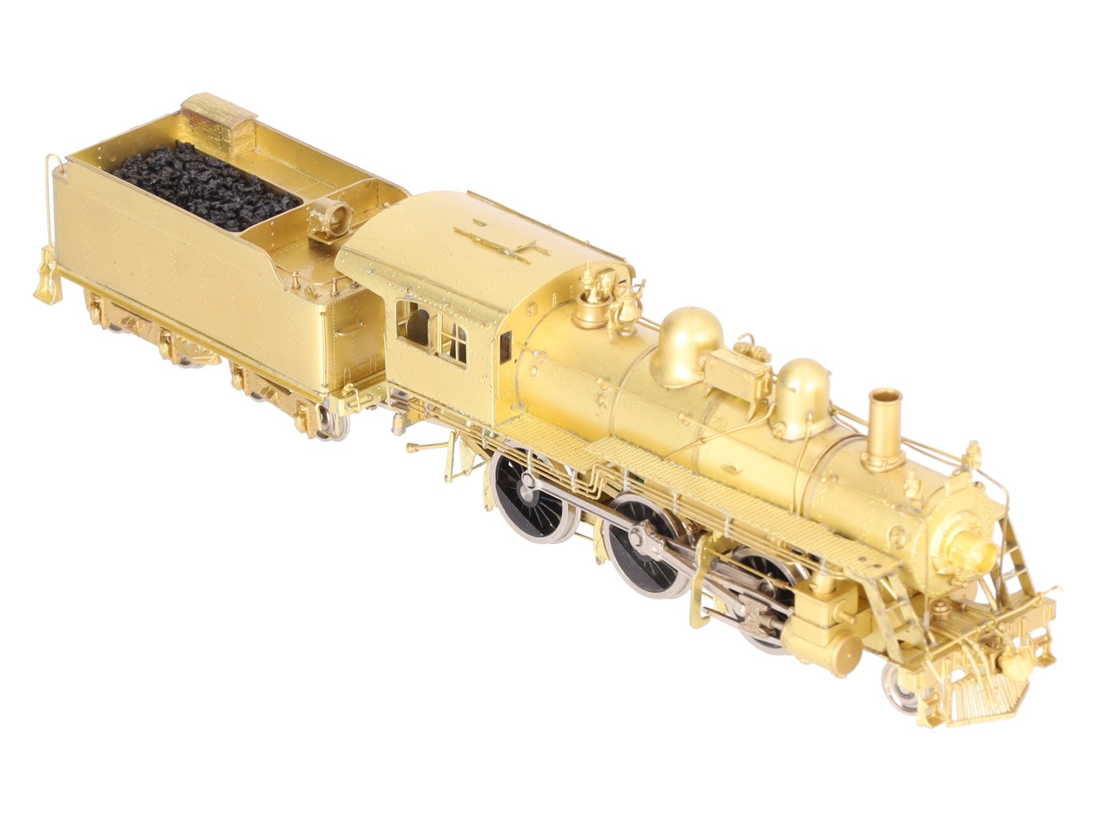 Pacific Fast Mail HO BRASS B&M B-15 2-6-0 Steam Locomotive & Tender -Unpainted