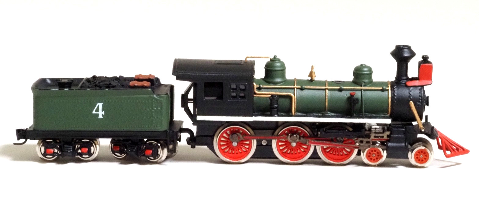 Brass Z-scale Westmodel 30031 American Early Era Steam Locomotive + tender, NEW