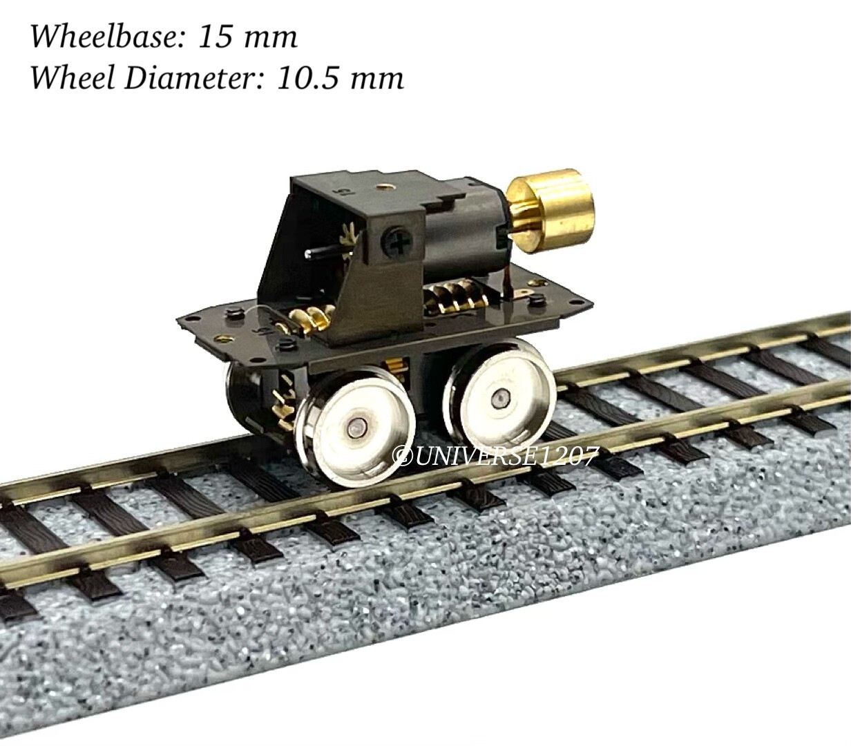 H0/On30/O16.5/Oe Gauge Aru-Model HO-15 Locomotive Power Drive Chassis D10.5mm 0e
