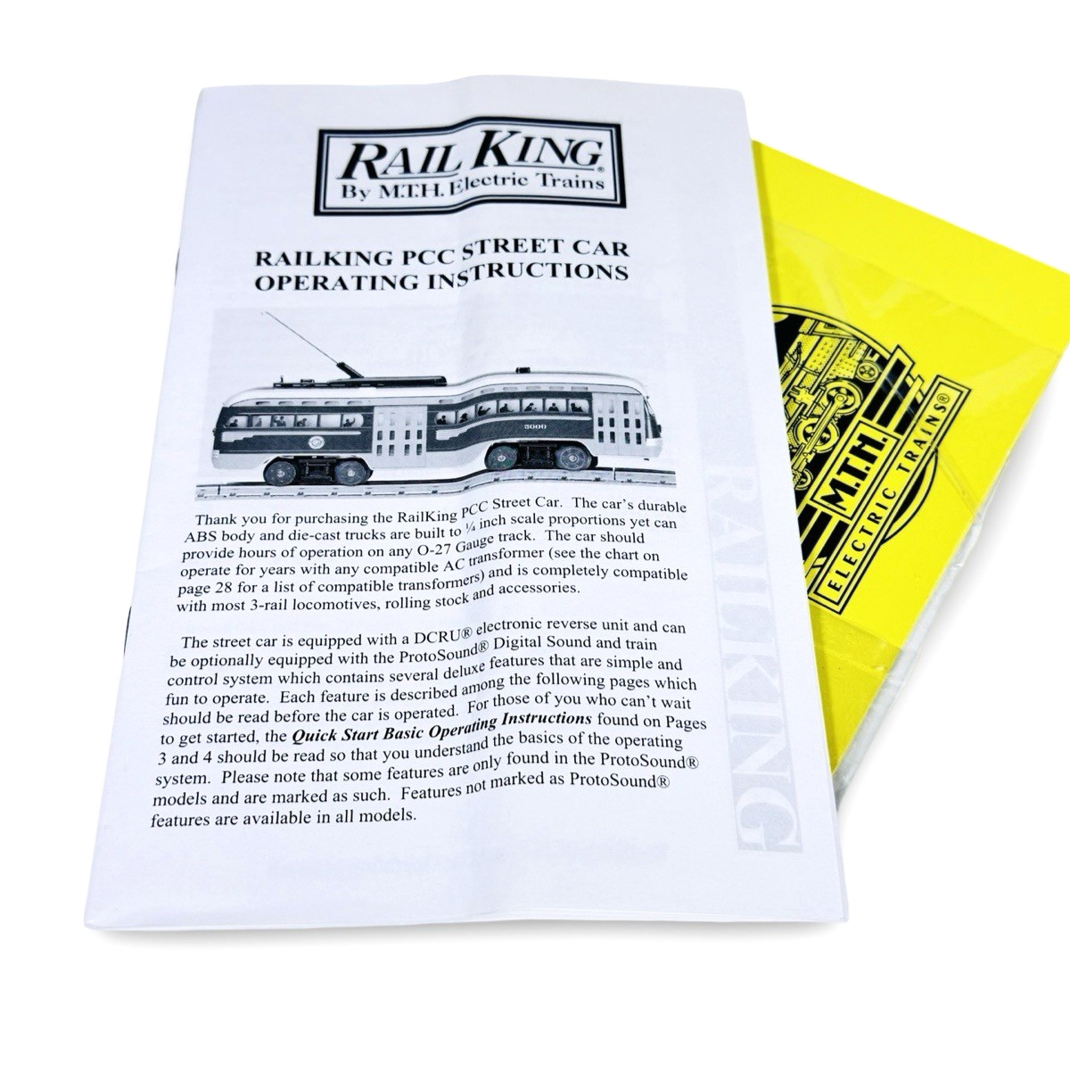30-2513-1 MTH O-Gauge Pacific PCC Electric Street Car w/PS1 & BCR