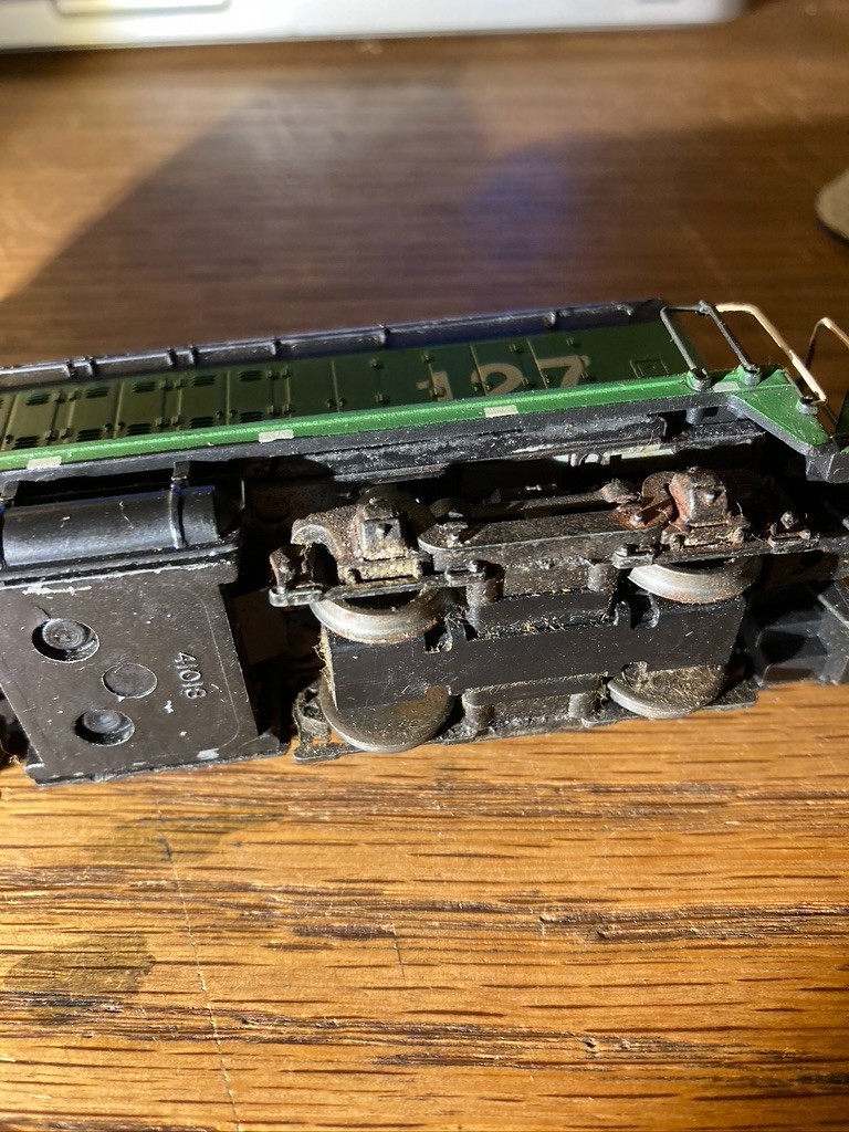 Athearn HO Scale Burlington Northern Locomotive #127 Untested Train Vintage