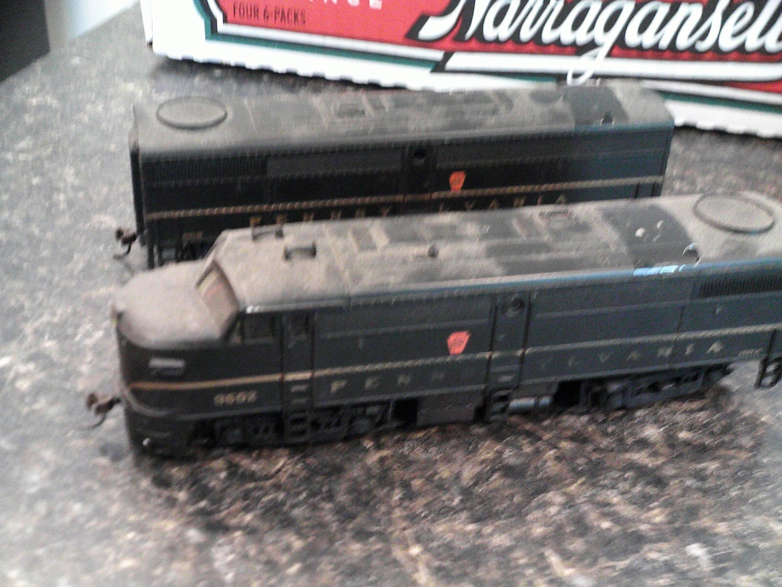 Vintage HO Scale Frateschi Powered Pennsylvania and Dummy B Unit Locomotives