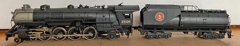 Tenshodo HO scle GN Great Northern Class P2 4-8-2 #2505 NOB