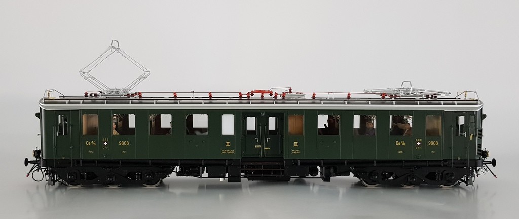 Fine Models Electric Railcar SBB Be 4/6 + Control Car Cft4 Various Variants