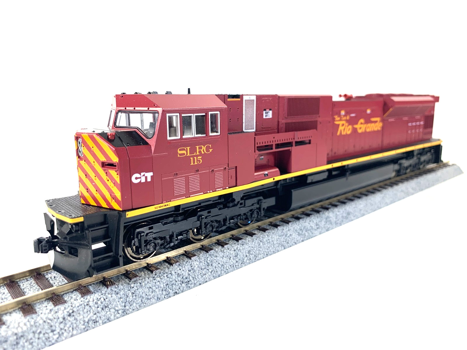 Kato HO 37-6390 San Luis & Rio Grande SD90/43MAC Diesel # 115 -DC / No Sound