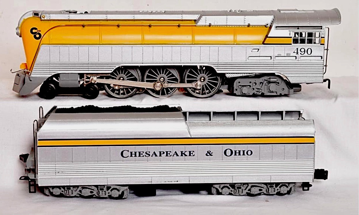 Lionel 6-18043 CHESAPEAKE & Ohio C&O 4-6-4 Hudson Steam Engine #490 O-Gauge 3RL